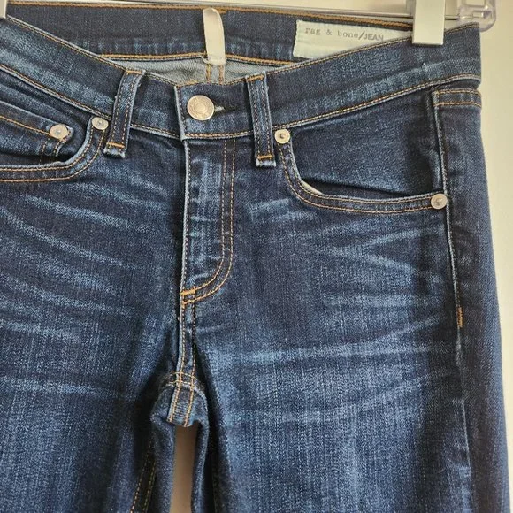 *SOLD* RAG & BONE | Skinny Jeans Kensington Size 25 Model W1502K520 Cut 6595 - Picture 3 of 4